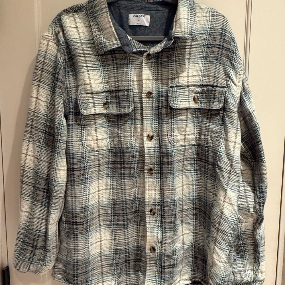 Old Navy Blue casual button down